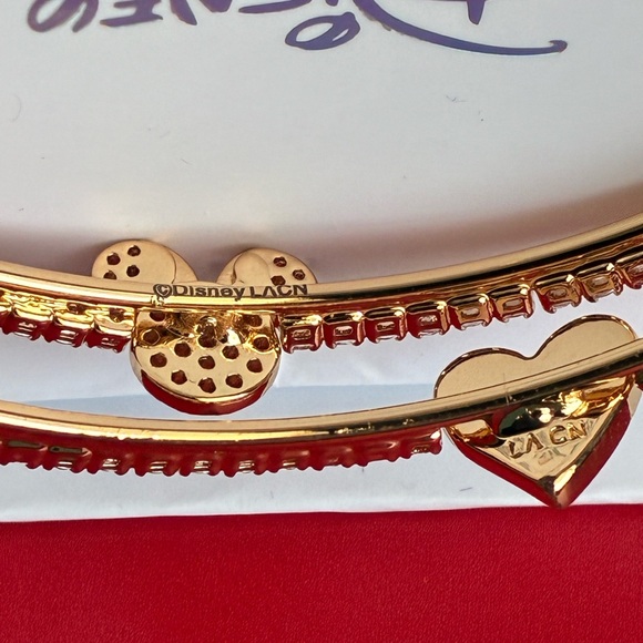 Disney Gold and Silver Minnie Mouse Bracelet Set - Picture 3 of 7
